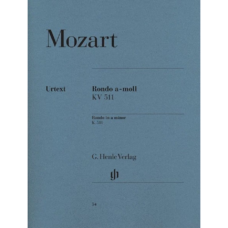 莫扎特 A小调回旋曲K511 钢琴独奏带指法 亨乐 Mozart Rondo HN54 mobi格式下载