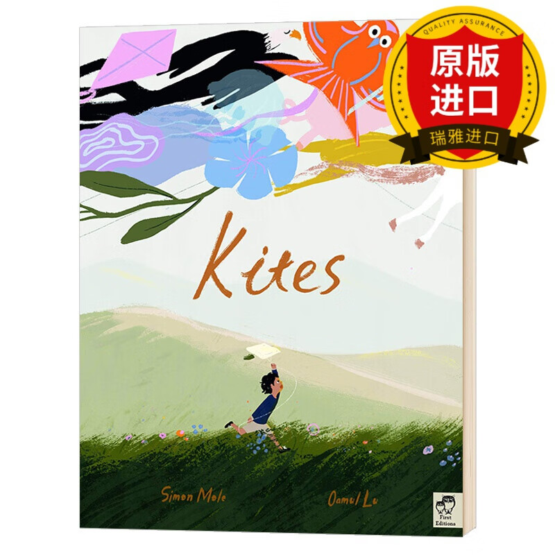 kites 风筝 中国新锐插画师卤猫 精装绘本 oamul lu 瑞雅进口原版