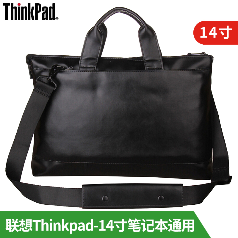 联想Thinkpad笔记本包14英寸电脑包鼠标适用T470/T480/T490/T495/T490S TL400-14寸手提皮包
