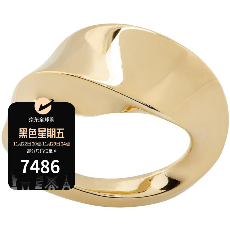 宝缇嘉(bottega veneta) 女士金色戒指 yellow gold 11 it