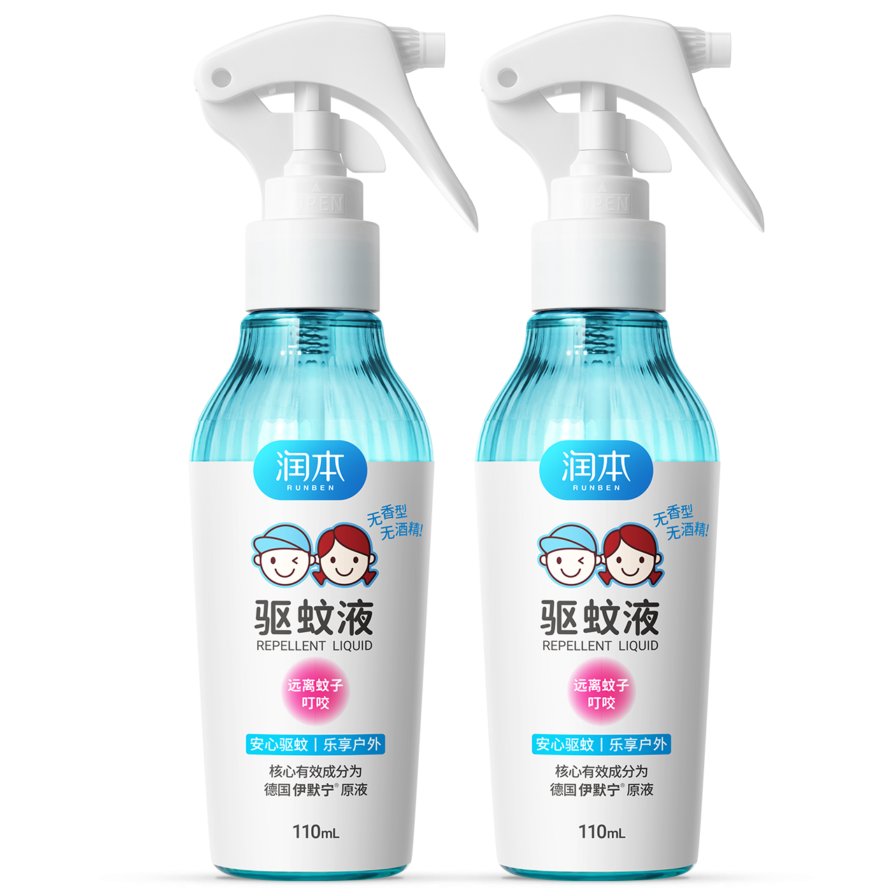󱾣RUNBENҺó涣ҧû¶ˮˮ 110ml 2ƿ Ч5.7h 66.42Ԫ2(33.21Ԫ/)