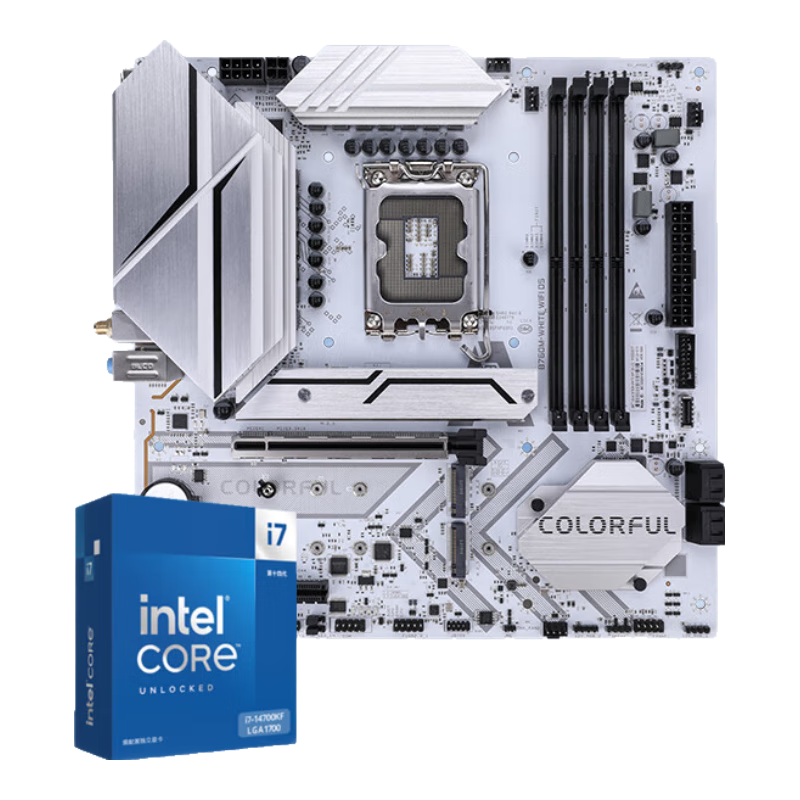 �߲ʺ� BATTLE-AX B760M-WHITE B760M