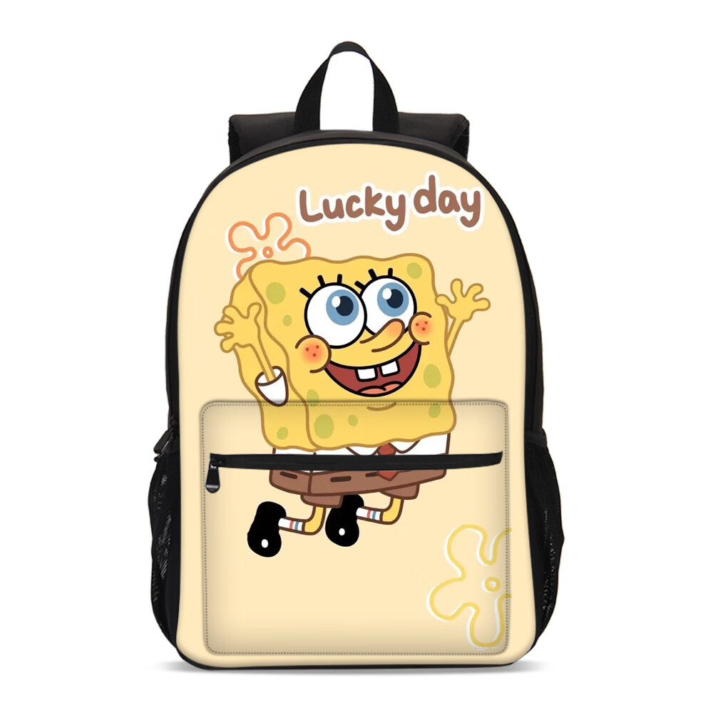 海绵宝宝派大星书包海绵宝宝和派大星卡通书包小学生双肩包户籍背 17