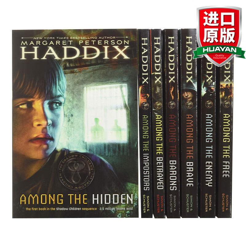 英文原版 隐匿者7册全集 含1-6 外传 the shadow children the
