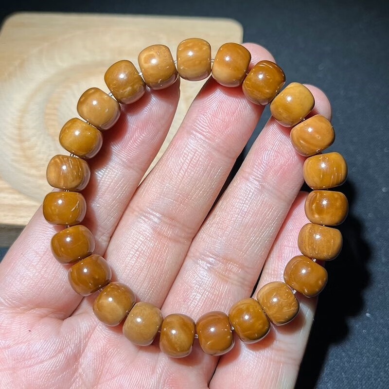 创京懿选库克手串 库克单圈手串天然老型绕指柔高抛底光珠精品佛珠