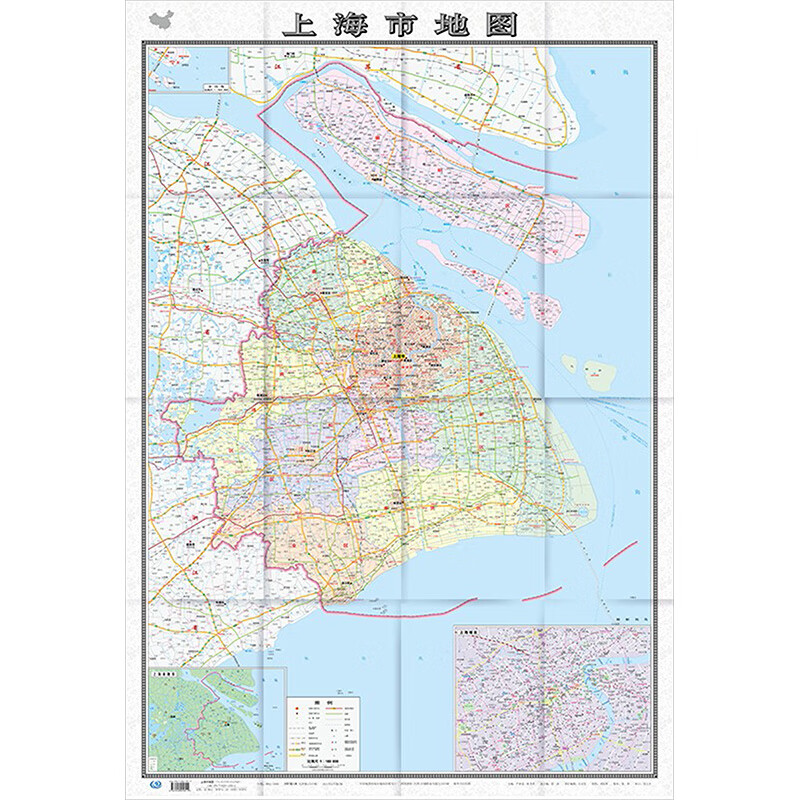 上海市地图 中国地图出版社 编 书籍 图