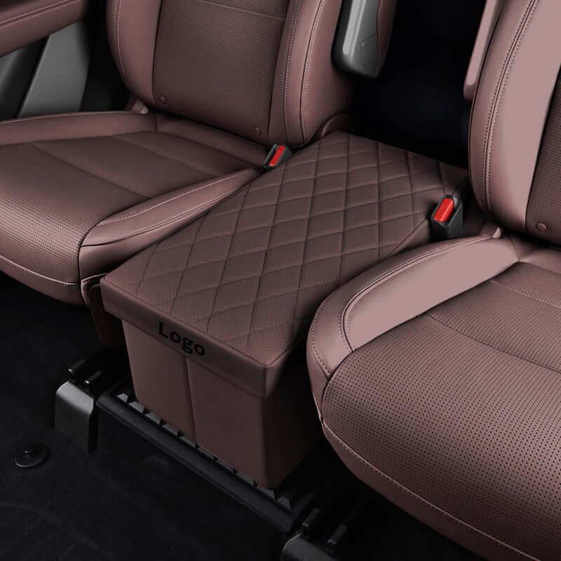 千驰嘉适用凯迪拉克xt6二排座椅储物盒后排小桌板收纳箱车载用品大全