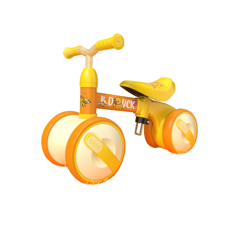 乐的小黄鸭儿童滑步车，让孩子玩的开心和安全！|查京东儿童滑步车往期价格App