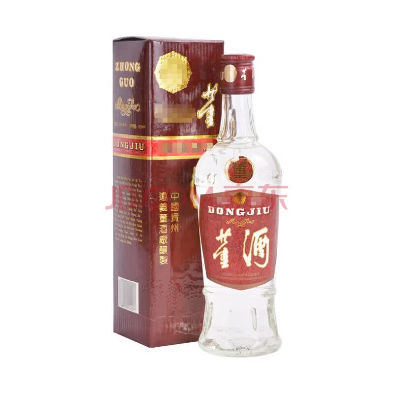 董酒 红董 59度 董香型陈年老酒 90年代 500ml 1瓶 收藏摆柜