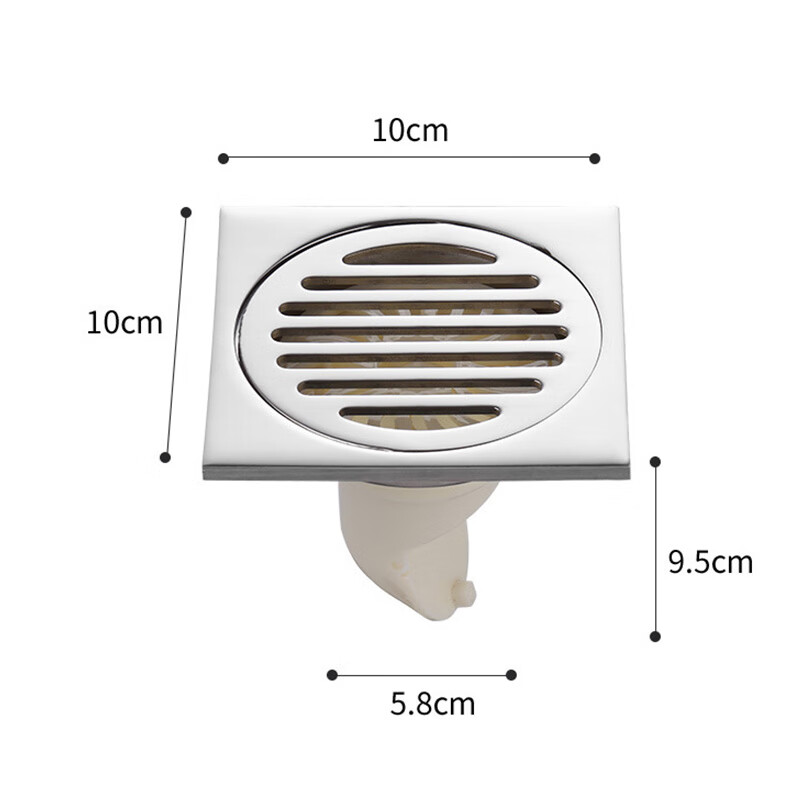 颜可特厚厘洗衣机专用地漏全密封防溢防返水阳台浴室洗脸盆下水地漏
