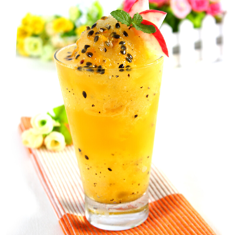 【夏季好物】百香果酱2kg百香果果酱含果肉果粒柠檬果浆烘焙奶茶原料