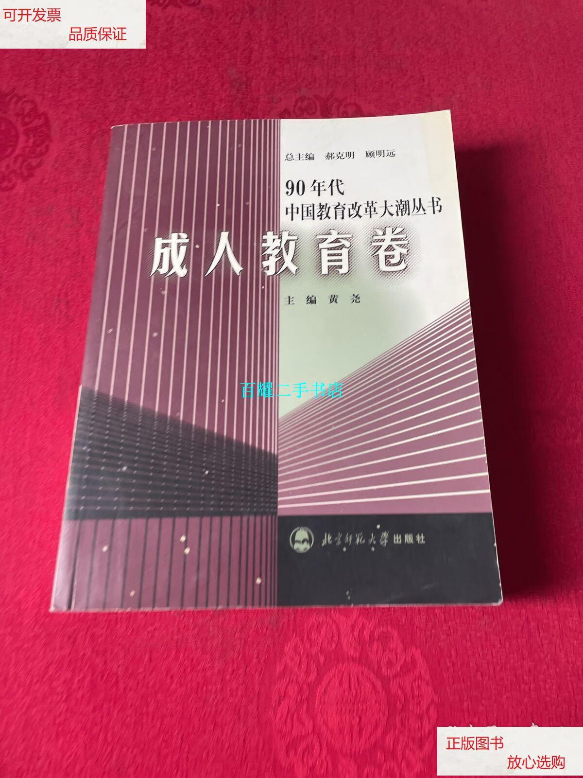【二手9成新】90年代中国教育改革大潮丛书:成人教育卷 /黄尧 北京