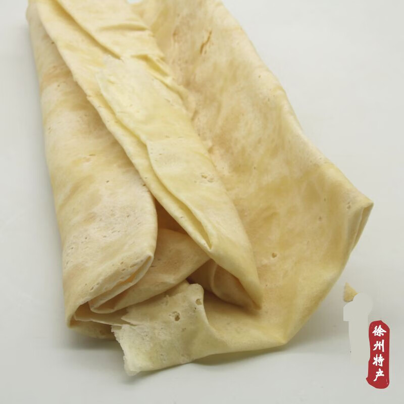 苏北特产徐州邳州手工煎饼纯小麦细面白面大铁鏊煎饼现烙约480克