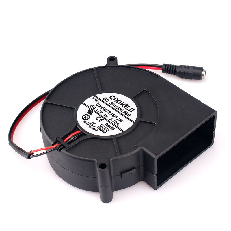 9733鼓风机家用小型220v废机油炉燃烧取暖炉室内静音 9733鼓风机12v