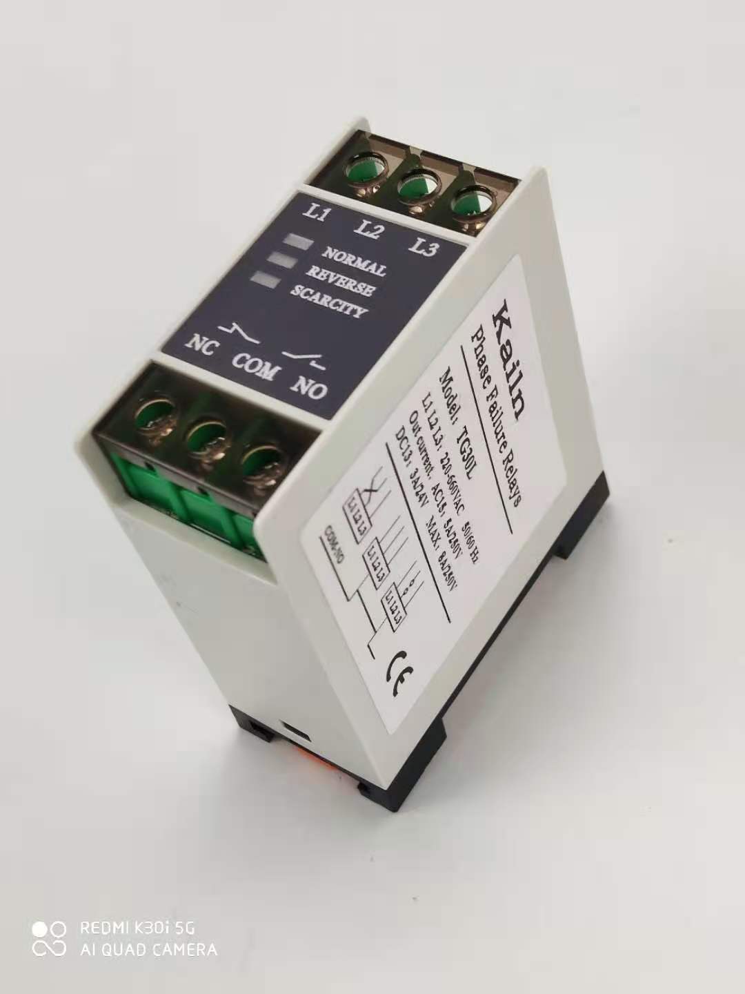 弘峰家装建材五金配件kailn科林tg30l相序保护器 耐高压660v断相错相