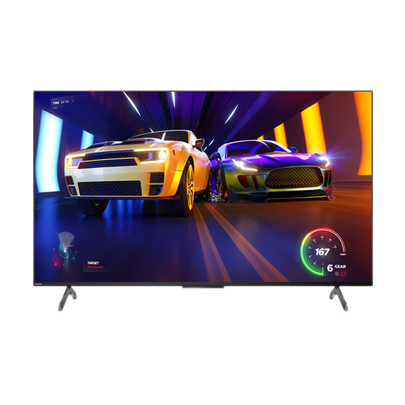飞利浦（PHILIPS）90英寸 巨幕游戏电视120Hz 4K全面屏环景光 运动防抖 远场语音 网络智能平板电视机90PUF8696/T3