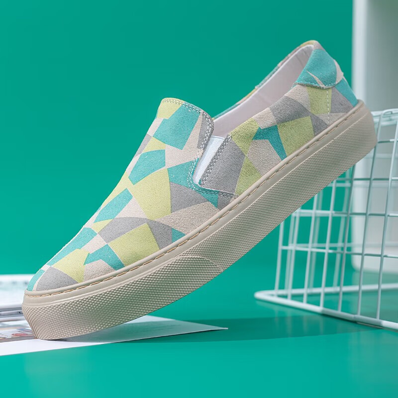 帕达索2023新款春夏透气潮流休闲鞋男板鞋驾车鞋220282 220282 38