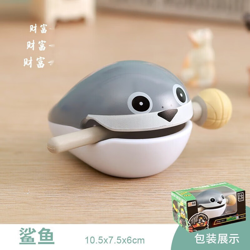 蓝蜂解压鸡你太美木鱼网红玩具佛系解压玩具ikun木鱼摆件玩具创意 爱