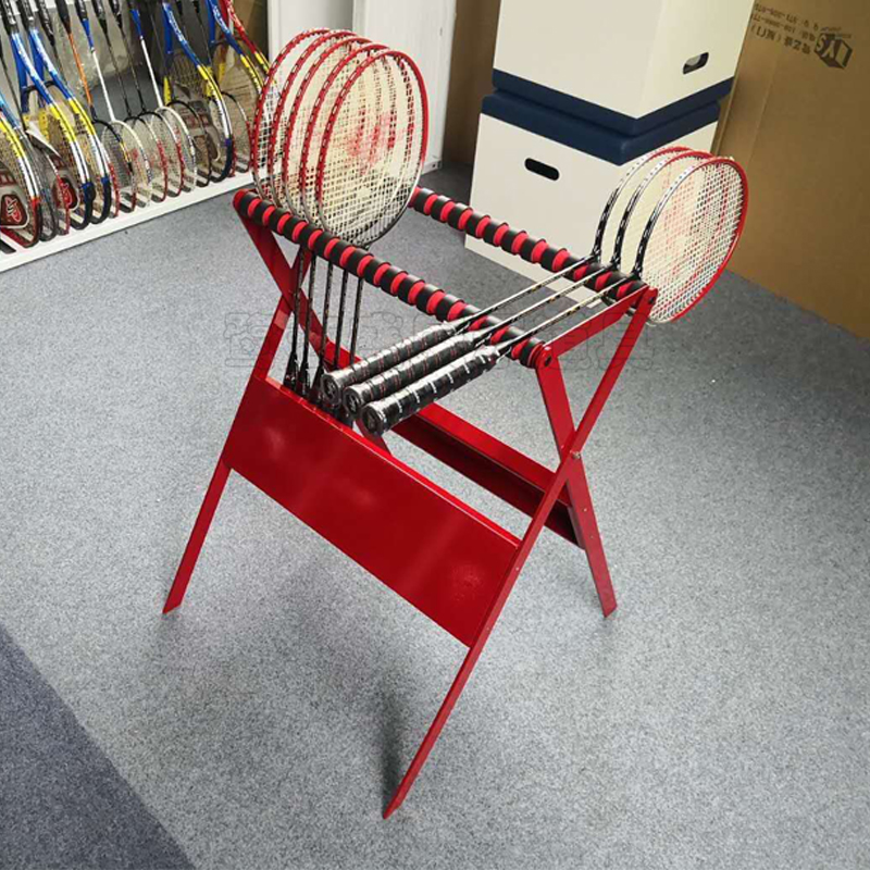 定制适用于羽拍展示架儿童网球拍架子体育用品展架 红色