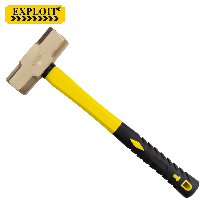 开拓(exploit) 防爆铜锤铝青铜八角锤无火花防爆工具 1磅 050237