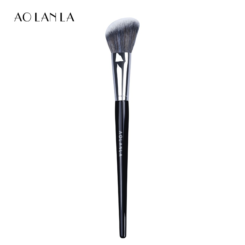 AOLANLA美国专业斜型多功能腮红刷49号修饰刷专业化妆工具美妆刷修容刷子 49#斜型修容刷