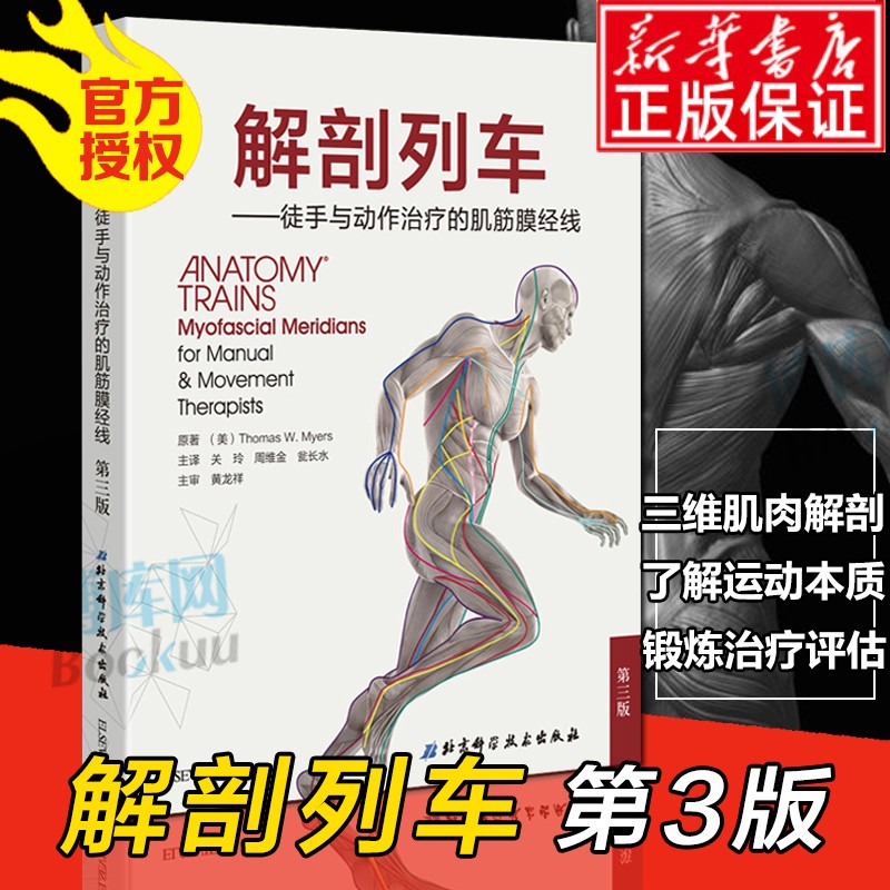 【立减】解剖列车--徒手与动作治疗的肌筋膜经线(第3版)