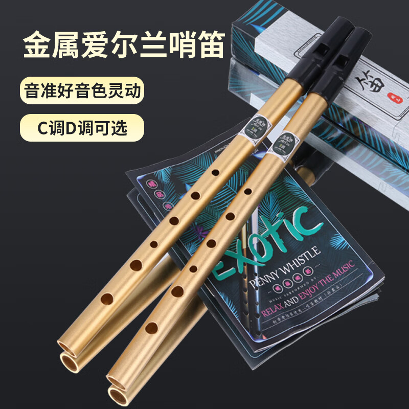 直观感受美妙斯爱尔兰6孔哨笛金色乐器竖笛优缺点曝光分析，体验过后真实反馈