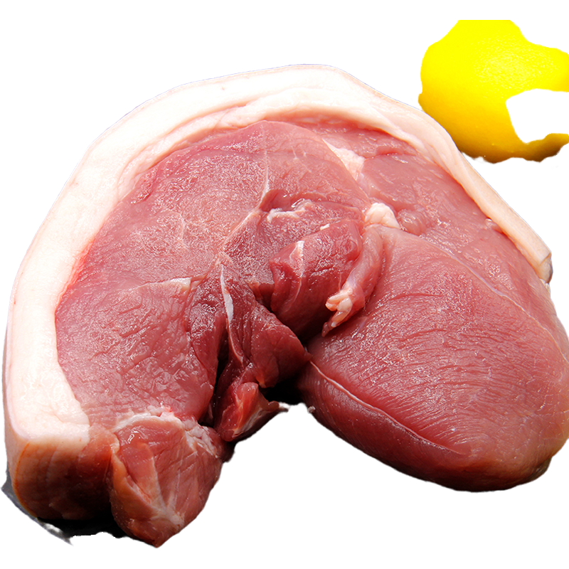 咏华春生鲜猪后腿肉新鲜农家土猪肉生猪肉五花肉 带骨5斤装(骨头约1斤