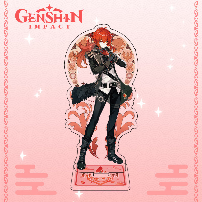 周边官图系列大立牌芙宁娜亚克力立绘桌面摆件游戏二次元 52(迪卢克)