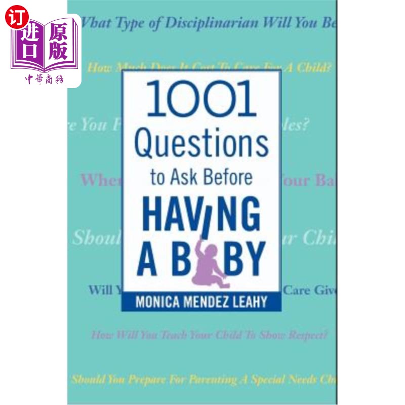 海外直订医药图书1001 questions to ask before having a baby 生