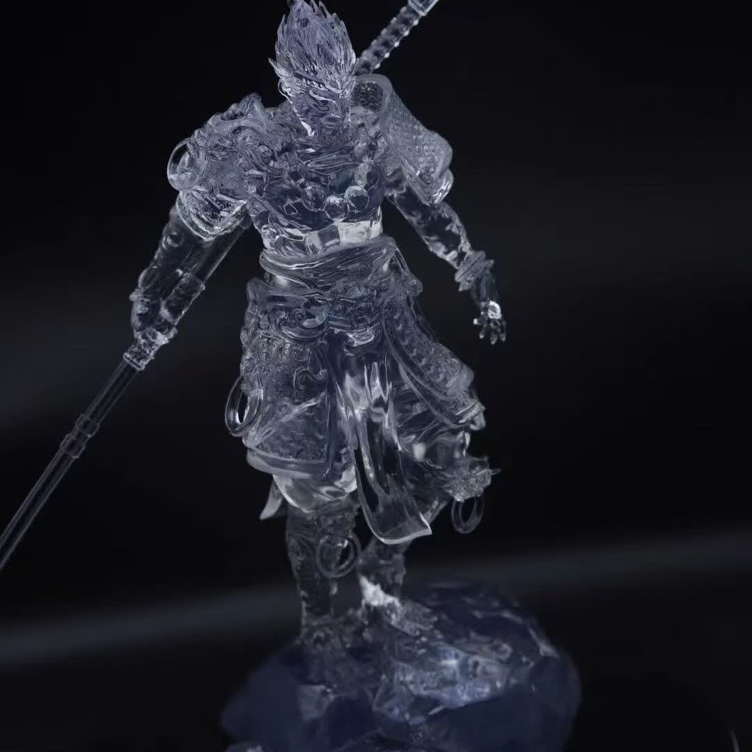 黑神话悟空3d打印玩具手办光敏树脂透明模型手工艺品摆件齐天大圣