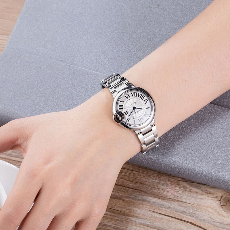 送女友 卡地亚(Cartier)瑞士手表 蓝气球系列机械女表W6920071(WSBB0044)