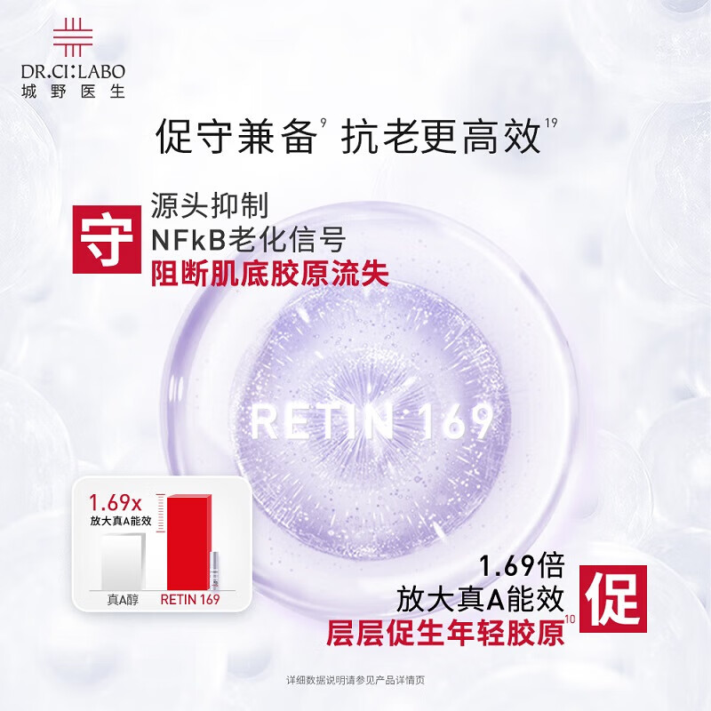 城野医生169A醇精华25ml 抗皱 有效期2026年4月 【临期清仓】