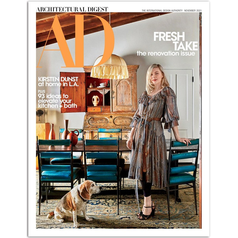 【单期可选】AD Architectural Digest 美国建筑辑要 2023/22年月刊 2021年11月刊