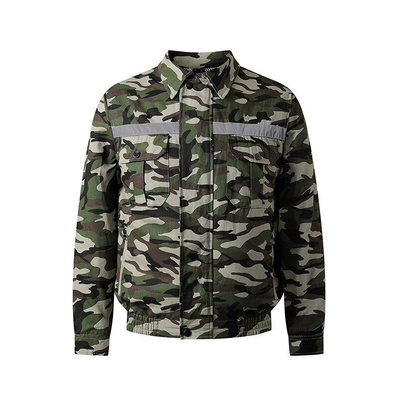 鸢杭夏季四风扇制冷空调服户外降温带风扇的衣服工地车间工装劳保服