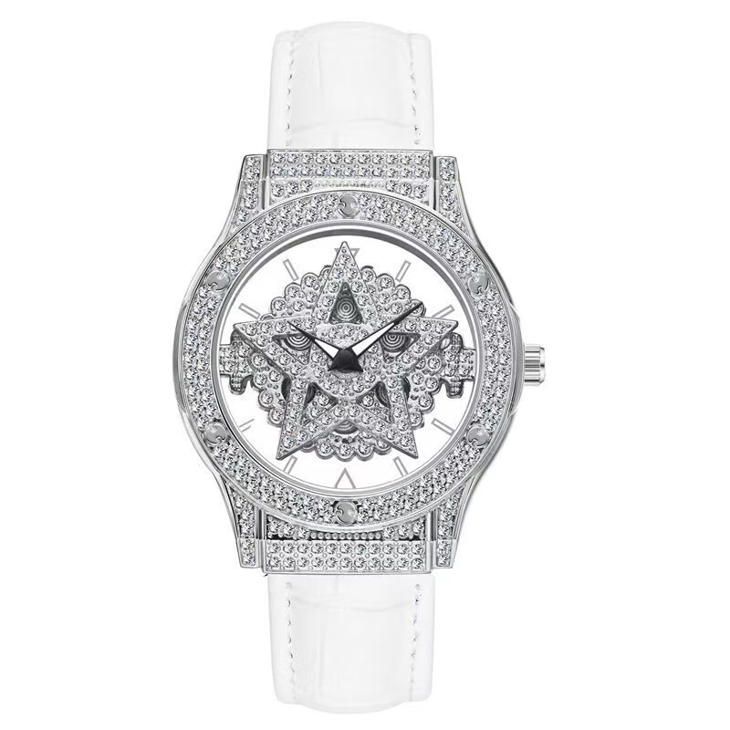 oruss瑞士品质2023新款五角星时来运转手表女网红女士