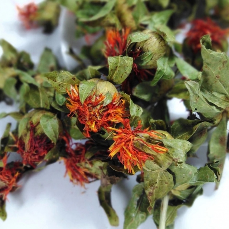 西域天然藏红花 成朵红花朵红花果500g养生花茶 草红花1斤