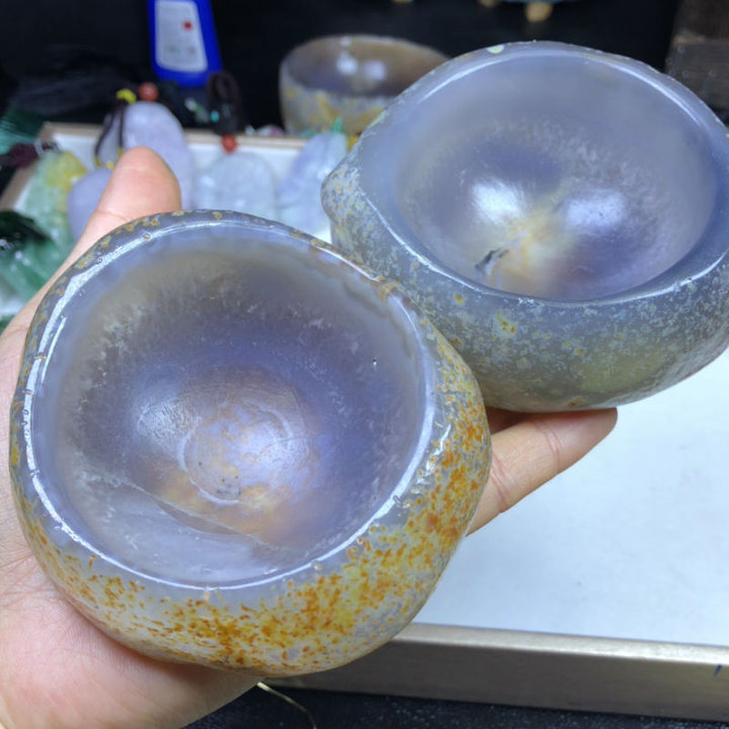 亲瑞玛瑙聚宝盆 水胆玛瑙原石 图片色