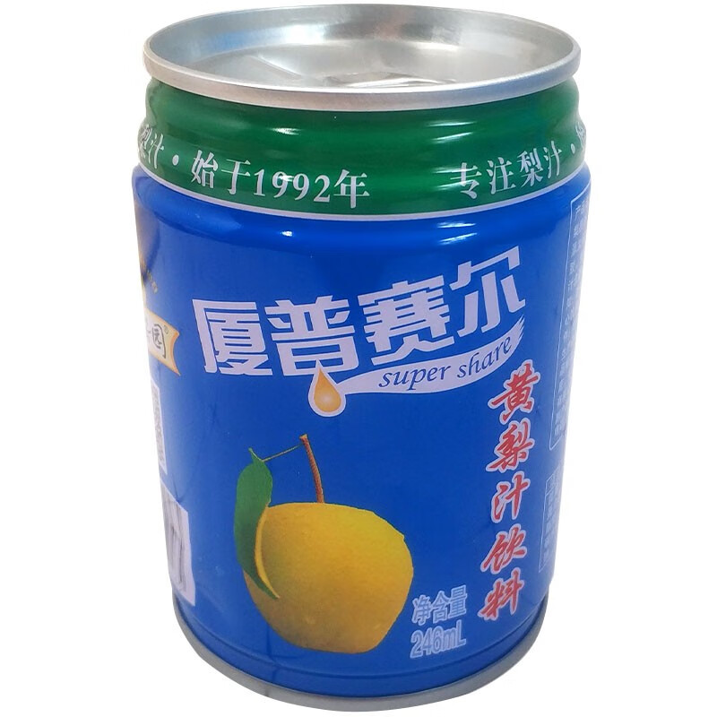 达其爽厦普赛尔黄梨汁 整箱风味饮品果汁饮料山西特产高平黄梨 246ml*