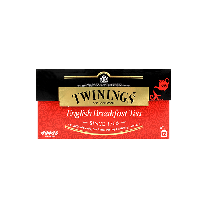 TWININGS 川宁 红茶 英式早餐波兰进口其他红茶25袋*2g袋泡茶