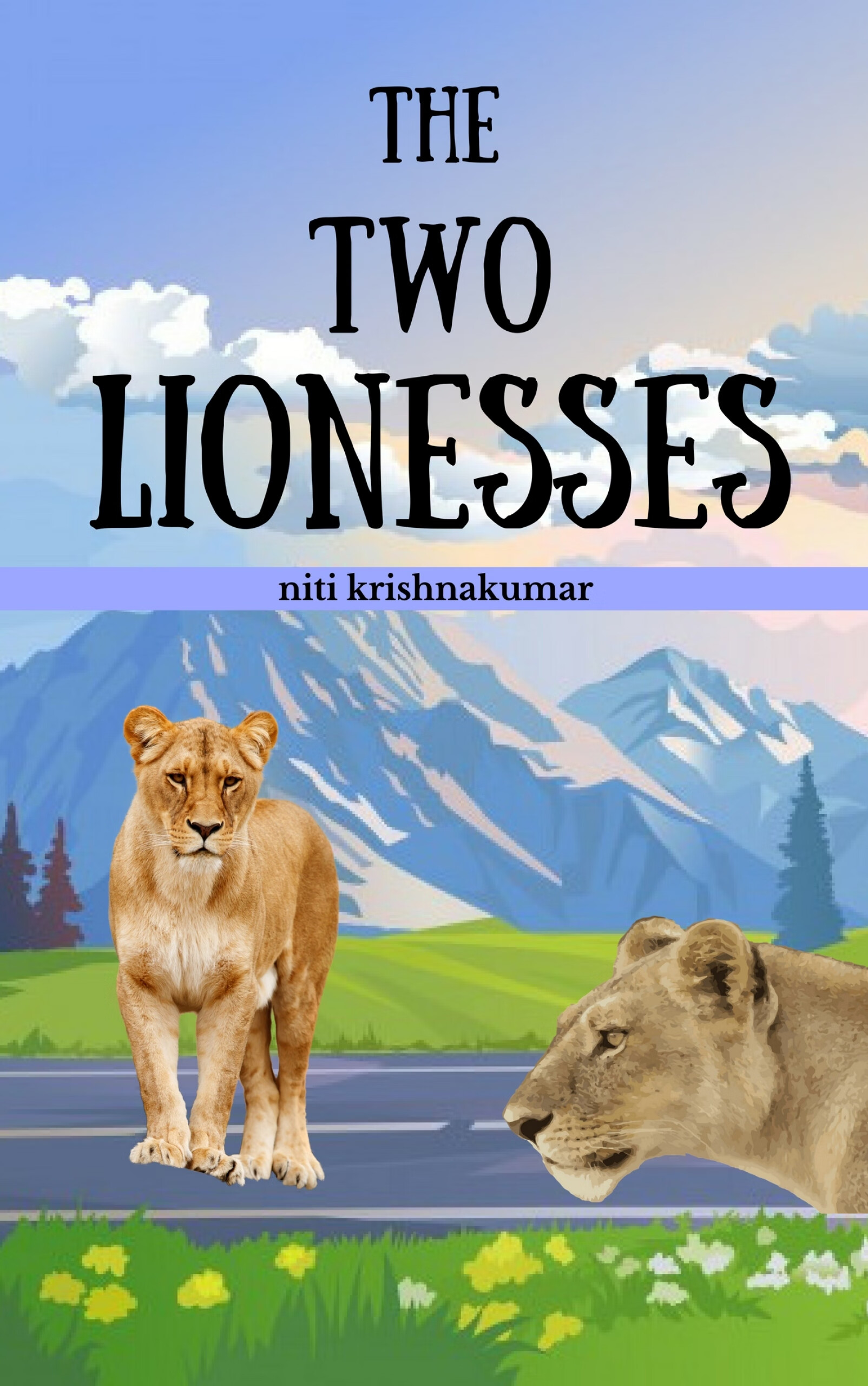 the two lionesses