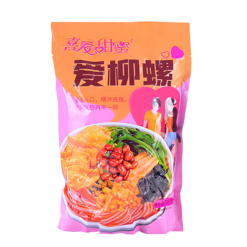 喜爱甜蜜螺蛳粉310g广西柳州特产美食煮水方便面 酸辣粉 310g*1袋(众邮快递)