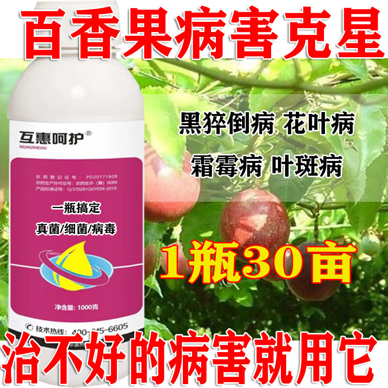 生病药百香果病克星猝倒病花叶病霜霉病叶斑病 百香果病全治100克1瓶