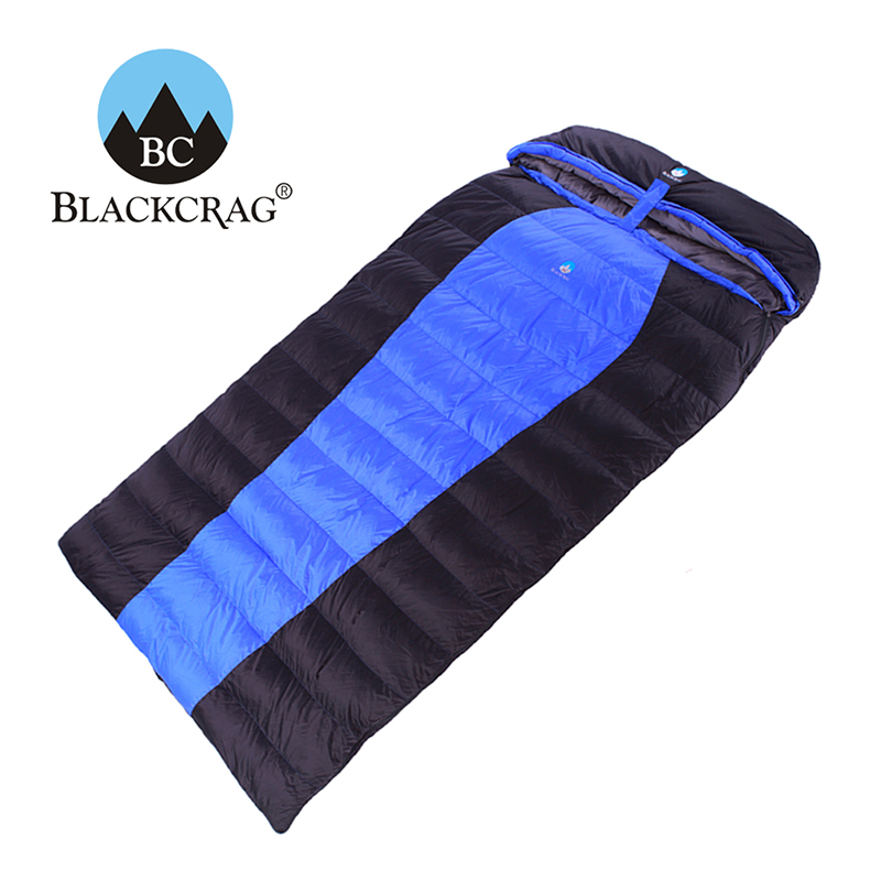黑岩(blackcrag) 并蒂莲双人羽绒被 双人睡袋情侣居家多功能90p0f白