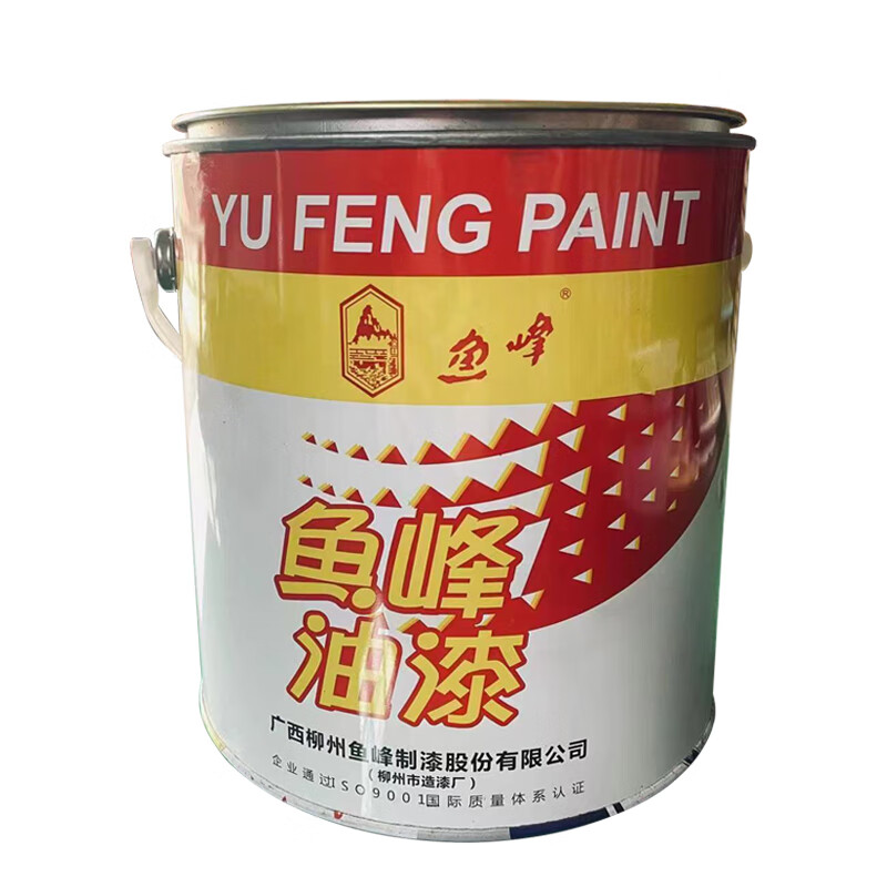 鱼峰 防锈漆铁门栏杆钢结构金属 银灰酚醛防锈漆 3kg yf-yhfx-3