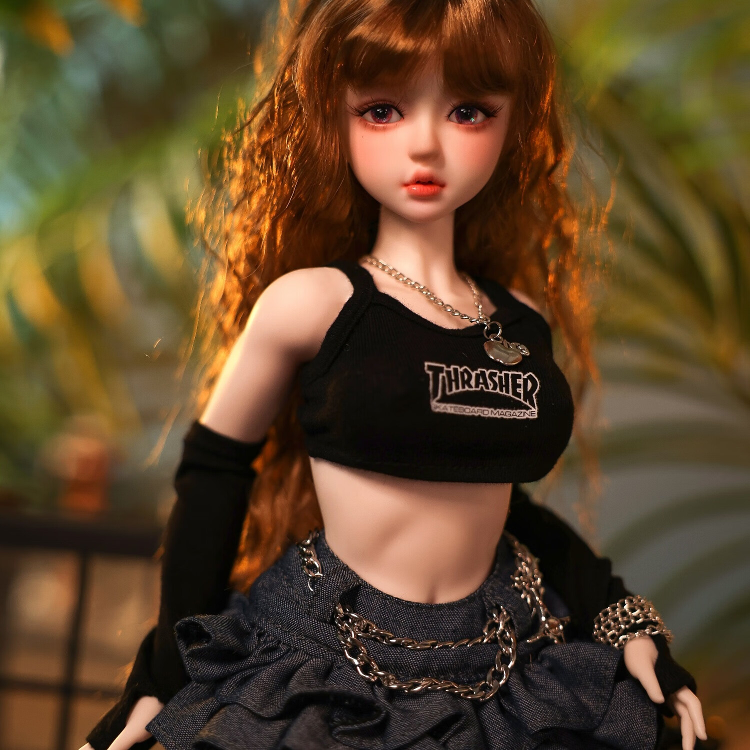 nephthys新款实体娃娃硅胶可插入二次元迷你情趣bjd 60cm硅胶材质