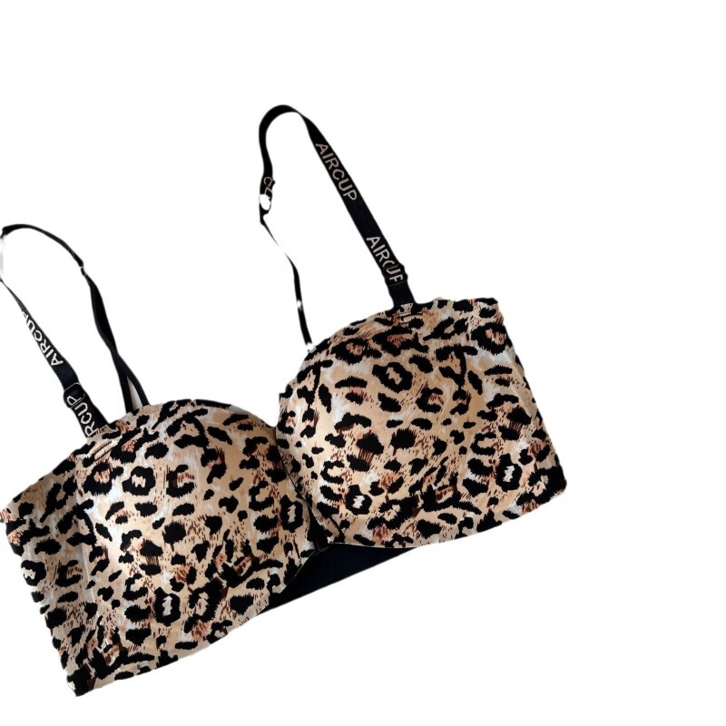 佧森滋多种穿法无痕无肩带美背内衣聚拢上托收副乳文胸小胸显大前扣胸罩 黑色【单件内衣】 32/70AB