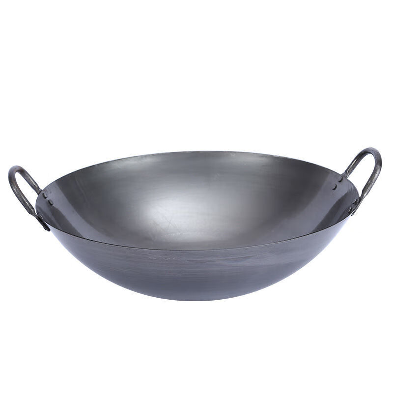 厨师锅加厚熟铁锅饭店酒店炒锅食堂大铁锅边锅燃气灶通用大铁锅 单品