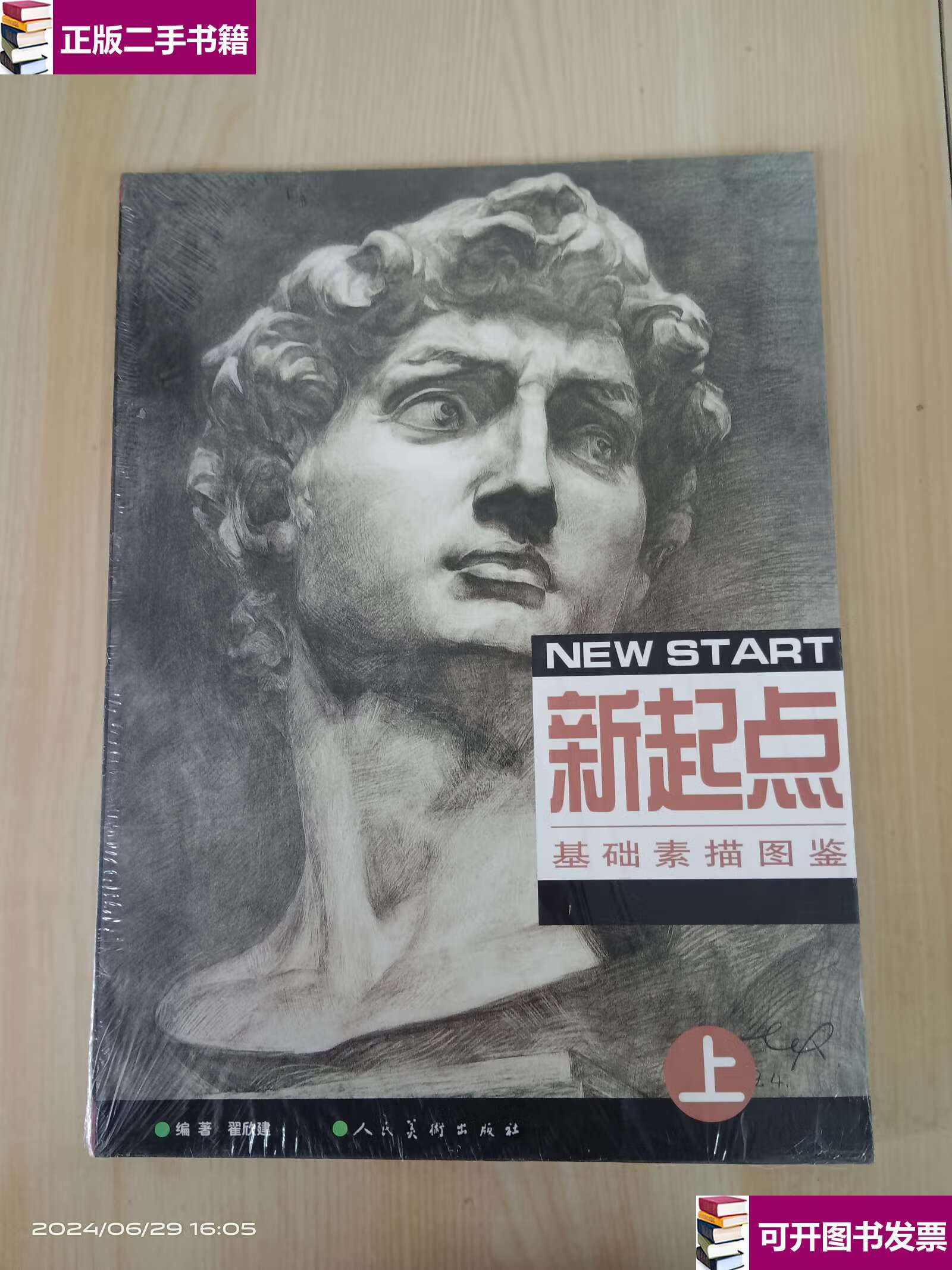 【二手9成新】新起点基础素描图鉴(上下册) /翟欣建 人民美术