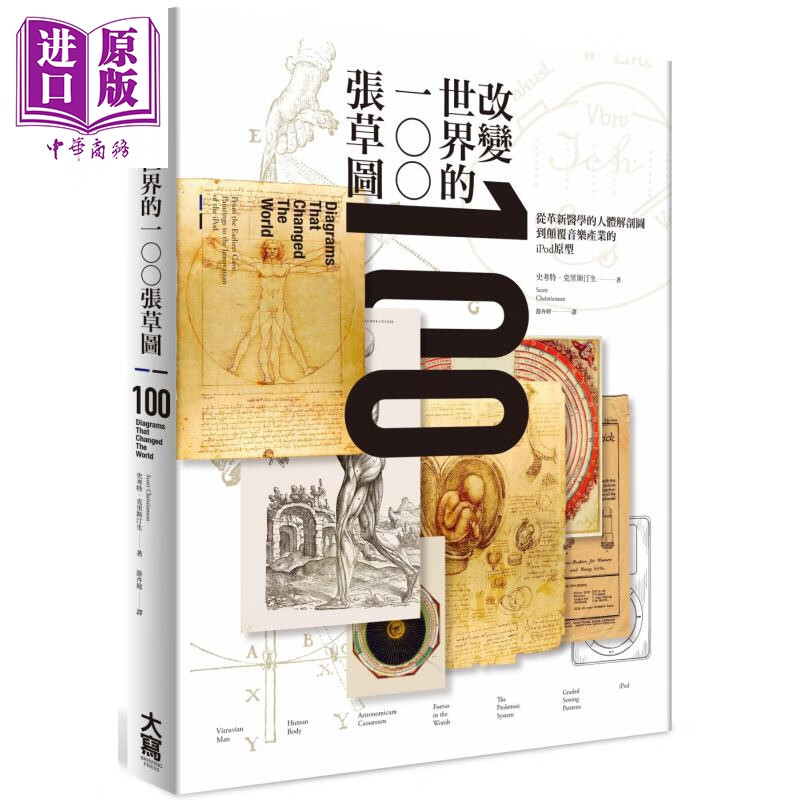 改变世界的100张草图  大写 世界史地  文化史 港台原版